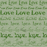 Fond Vert Love:) - Gratis animeret GIF