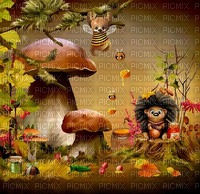 autumn background by nataliplus - png ฟรี