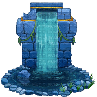 waterfalls 2 Nitsa P - Бесплатный анимированный гифка