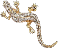 gold lizard  by nataliplus - Zdarma animovaný GIF