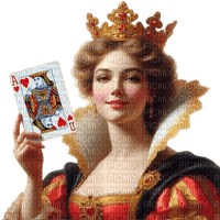 Queen of cards - gratis png