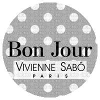 Vivienne Sabo Paris Bonjour  - Bogusia - GIF animé gratuit
