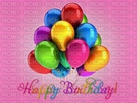 image encre happy birthday balloons edited by me - gratis png