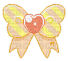 yellow bow pixel art - png gratis