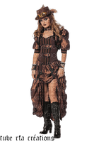 rfa créations - Steampunk girl - PNG gratuit