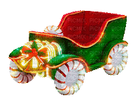 christmas car by nataliplus - Gratis geanimeerde GIF
