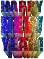 happy new year text gif bonne annee - GIF animé gratuit