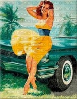 woman and car bp - δωρεάν png