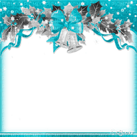 soave frame christmas branch bells winter holly - δωρεάν png