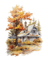 Осенний пейзж - ücretsiz png