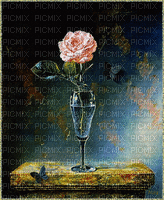 MMarcia gif flores fleur l rosa borboleta fundo - GIF animado gratis