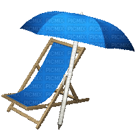chair parasol - 無料のアニメーション GIF