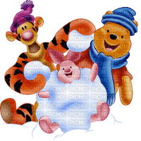 Winnie pooh Christmas - besplatni png