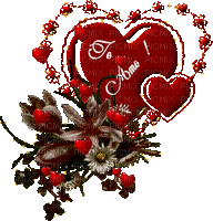 MMarcia gif coração coeur heart red - Animovaný GIF zadarmo
