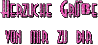 Herzliche Grüße - Бесплатный анимированный гифка