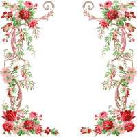 floral flower border - 無料png