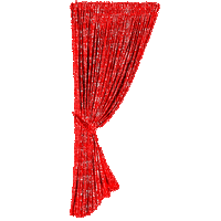 red drapery - GIF animado grátis