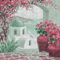 soave background animated summer spring vintage - Gratis animeret GIF