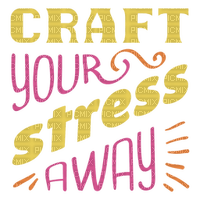 ...Stress away.Phrase.Text.Victoriabea - 免费PNG