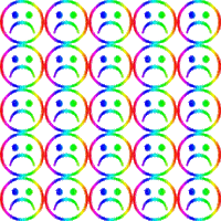 rainbow smileys - Бесплатни анимирани ГИФ
