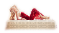 lady in red - gratis png