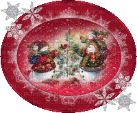 Christmas Plate - Free animated GIF