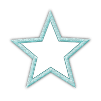 Frame star blue - gratis png