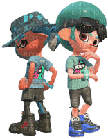 inkling and octoling - PNG gratuit