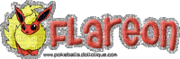 flareon text - GIF animado gratis