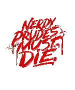 nerdy prudes must die logo - GIF animasi gratis