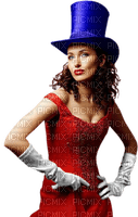 Woman France Blue White Red - Marina Yasmine - PNG gratuit