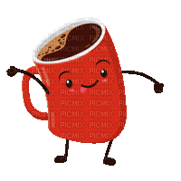 Kopje koffie - GIF animasi gratis