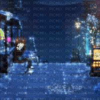 Animal Crossing Night Street - 無料のアニメーション GIF