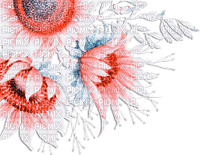 soave deco flowers corner branch spring sunflowers - 免费PNG