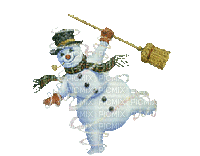 snowman-NitsaPap - GIF animasi gratis
