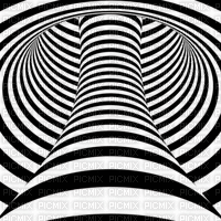 Forme hypnotique noir et blanc - Gratis animeret GIF