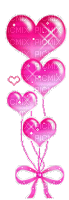Heart Balloons - GIF animasi gratis