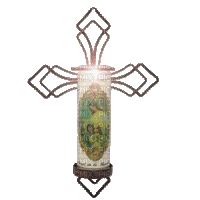 Cross, Crosses, Religious, God, Jesus, Easter, Candle, Candles, Deco, Decoration, GIF Animation - Jitter.Bug.Girl