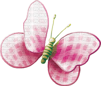 Kaz_Creations Rose Pink Deco Scrap Butterfly - 免费PNG