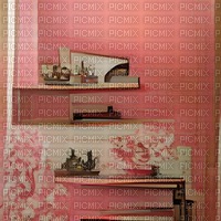 Pink Bedroom Shelf - gratis png