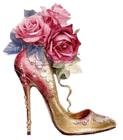 shoes, schuhe, flowers, deco - ingyenes png