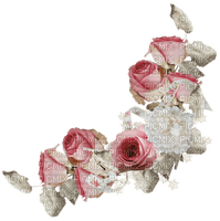 pink-roses-flower-deco-minou52 - png grátis