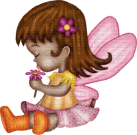 kikkapink deco scrap fairy doll cookie - PNG gratuit
