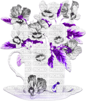 soave deco flowers spring vintage cup vase - фрее пнг
