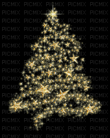 Weihnachtsbaum, Gold - Nemokamas animacinis gif