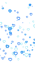 blue hearts - Gratis geanimeerde GIF