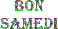 BON SAMEDI - GIF animasi gratis
