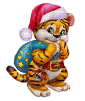 christmas tiger  by nataliplus - png gratis