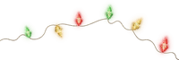 Christmas.Lights.Red.Green.Yellow - 免费PNG