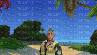 Sims 4 Guy on the Beach - png gratis